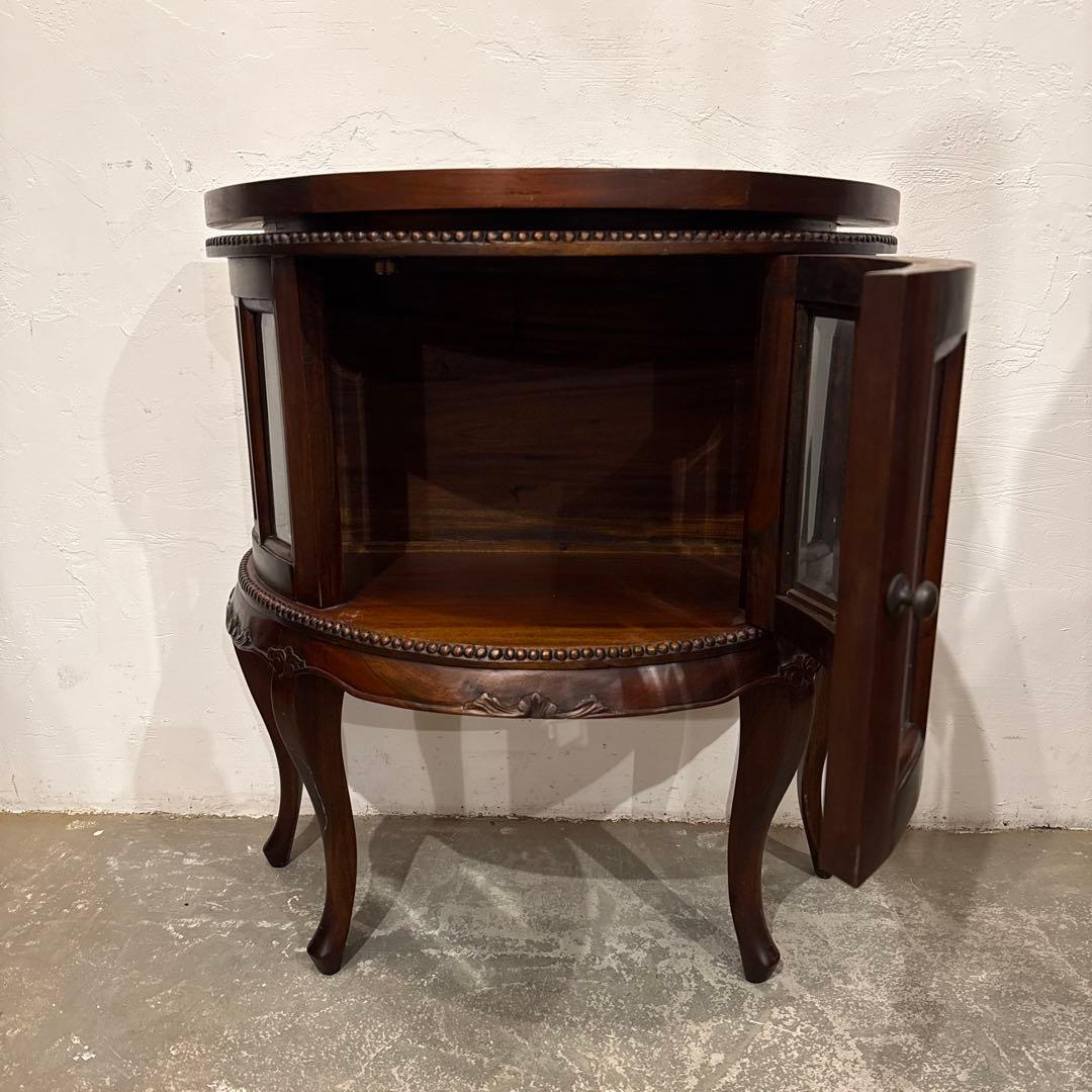 年末年始saleヴィンテージ　ガラス　キャビネット