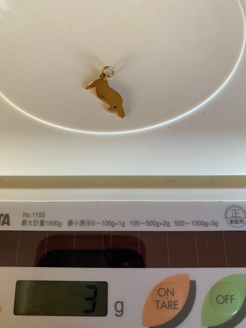 ポメラート Dodoチャーム【3g k18】オオハシ