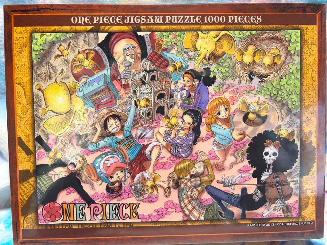 【希少】ワンピース　ジグソーパズル　1000ピース　原画　ジャンプフェスタ