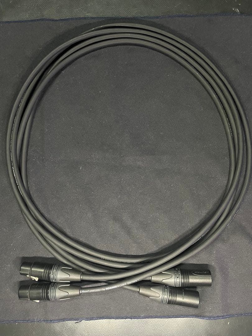 SOMMER GALILEO238 2mペア XLR 銀メッキ/WBTハンダ使用