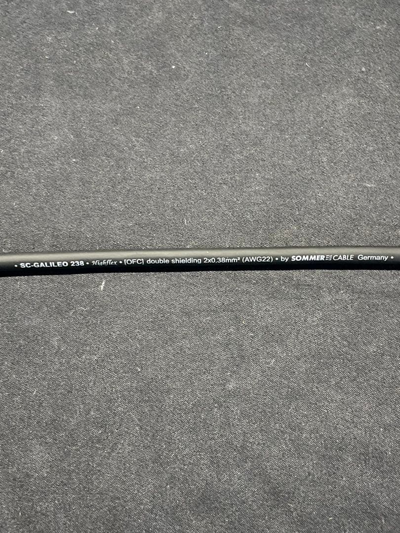 SOMMER GALILEO238 2mペア XLR 銀メッキ/WBTハンダ使用
