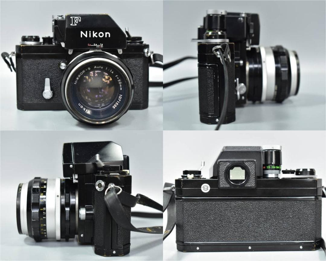 New NikonF ブラックボディ NIKKOR-S 1.4/50 セット