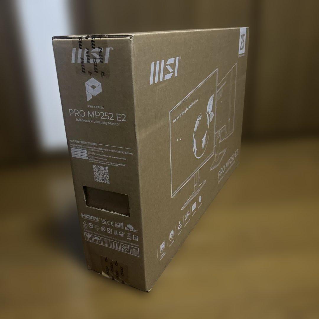 【新品未開封】MSI 24.5インチ IPSモニター PRO MP252 E2
