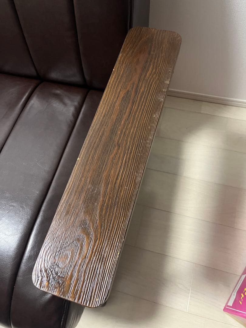 ニトリ ソファ ソファー 2人掛け Nシールド ステイン ブラウン