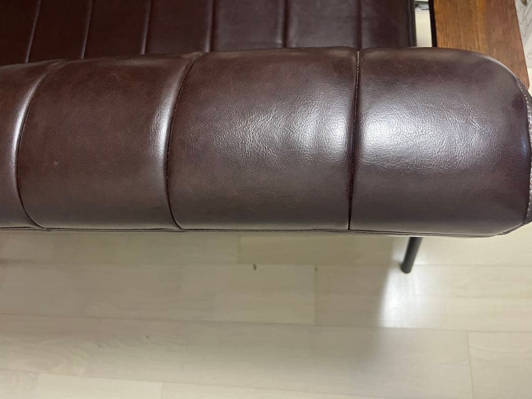 ニトリ ソファ ソファー 2人掛け Nシールド ステイン ブラウン