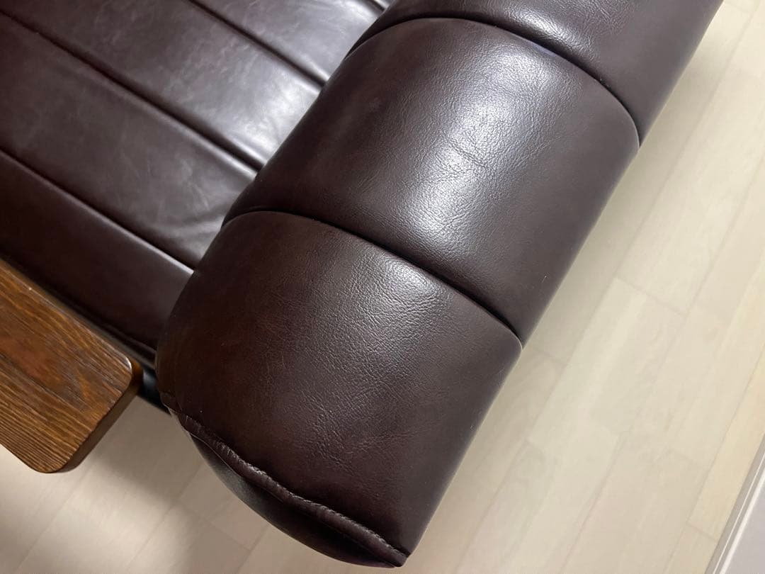 ニトリ ソファ ソファー 2人掛け Nシールド ステイン ブラウン