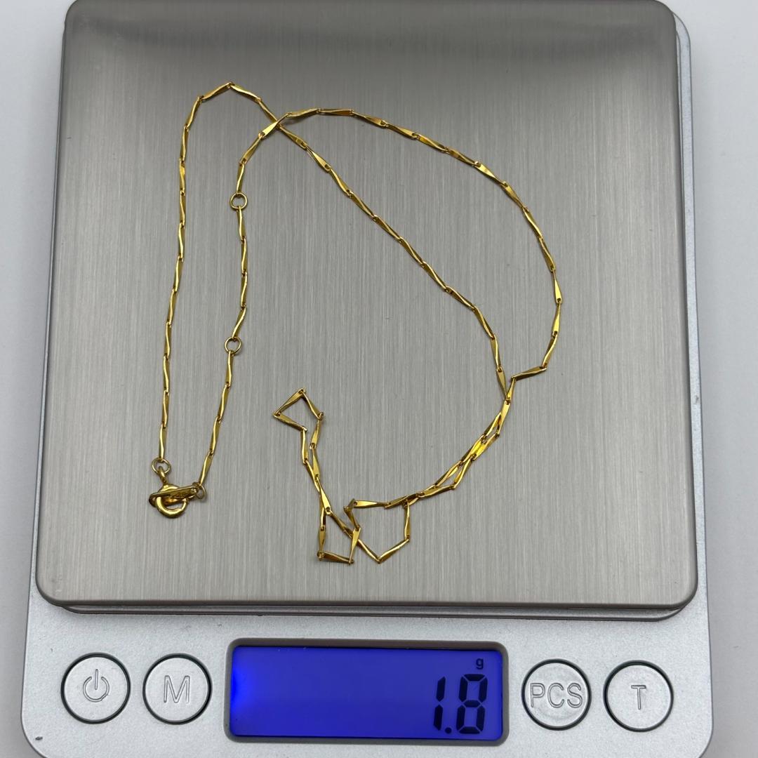 ⭐ 極美品 ✨K18金ゴールド ネックレス 1.8g