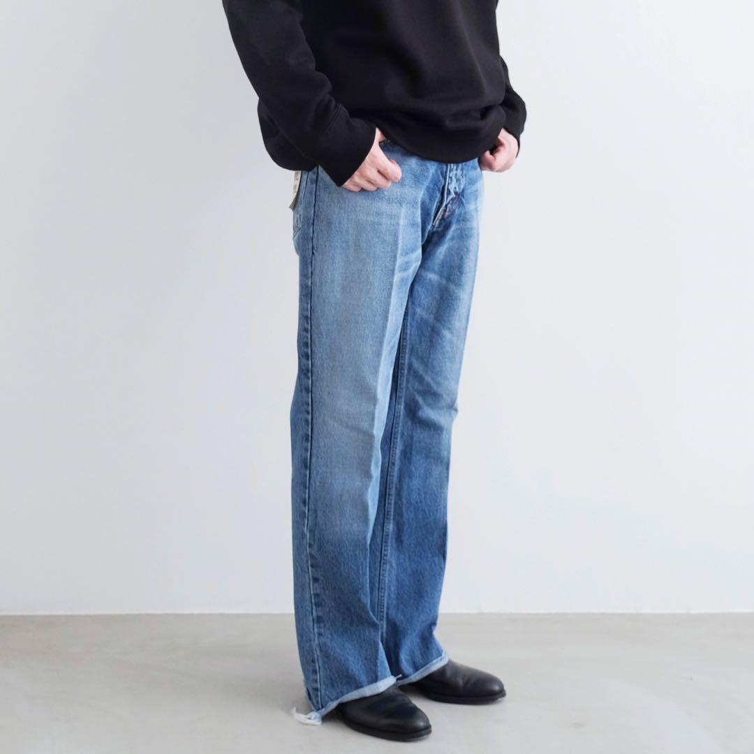 新品 INSCRIRE FLARE DENIM（BLUE USED）