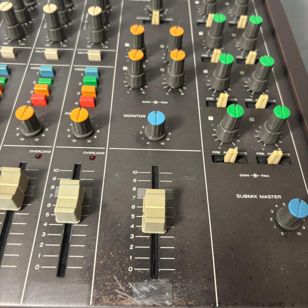 【希少・動作品】TEAC テアック ミキサー M-30現状品 昭和レトロ