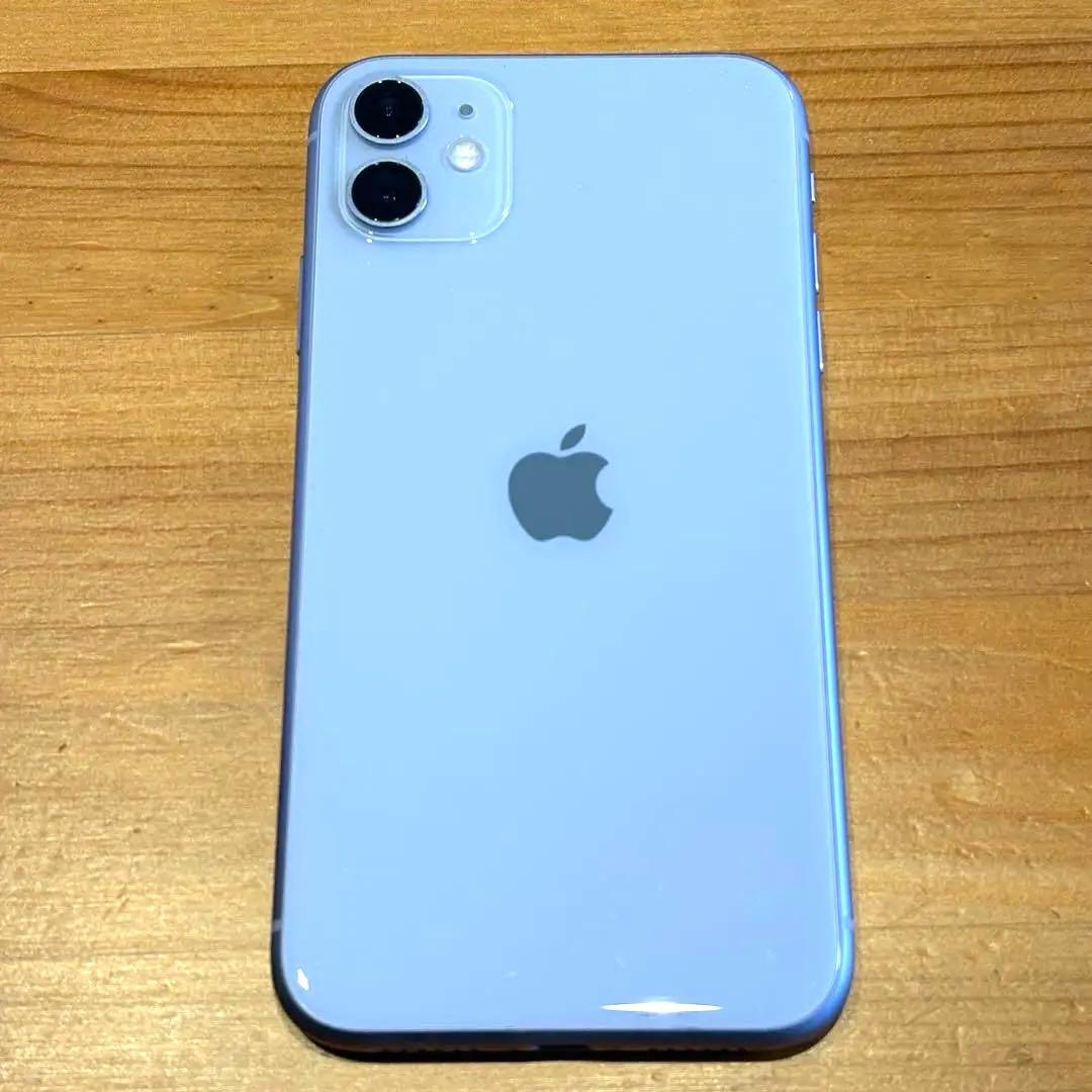 【美品】iPhone11 パープル 128GB SIMフリー