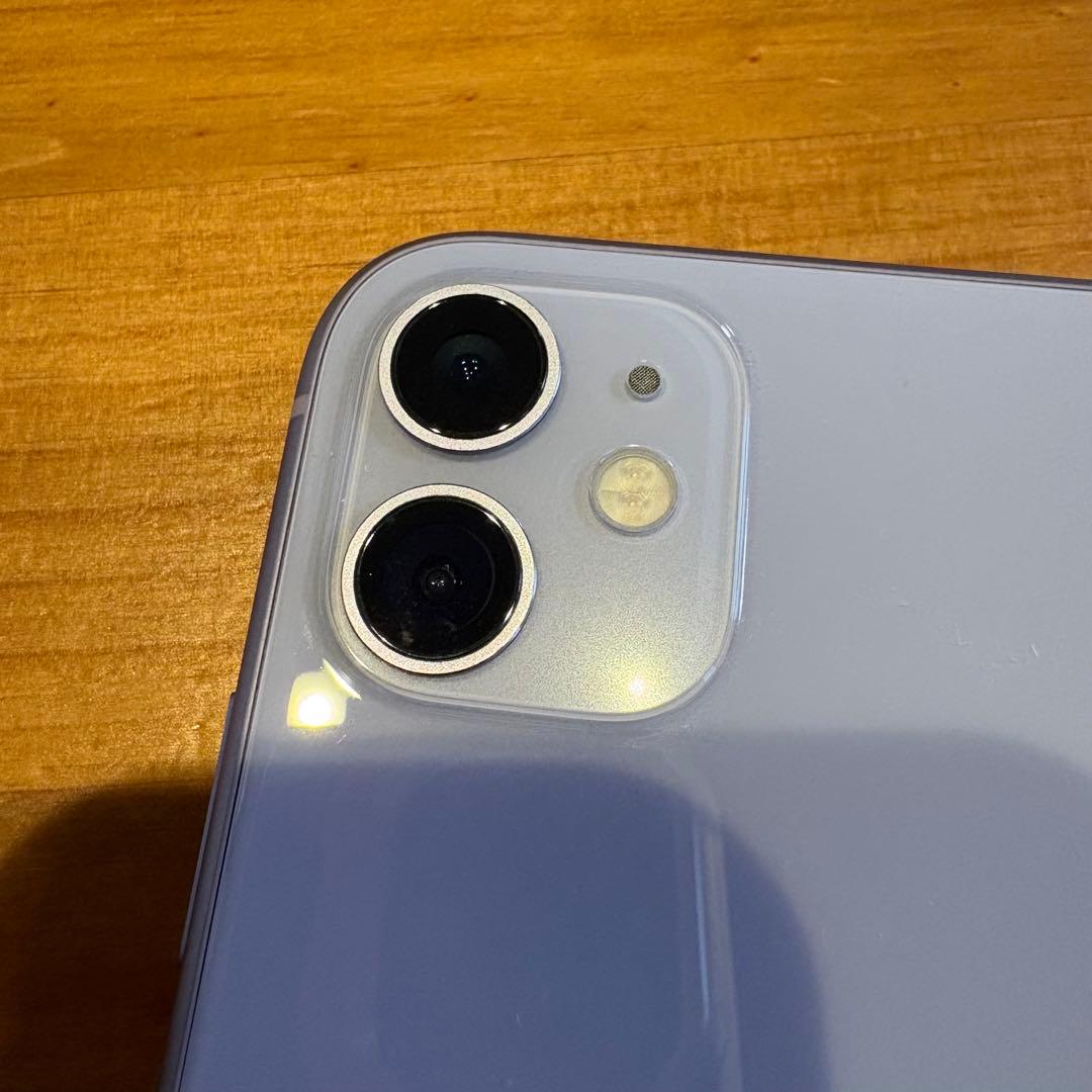 【美品】iPhone11 パープル 128GB SIMフリー
