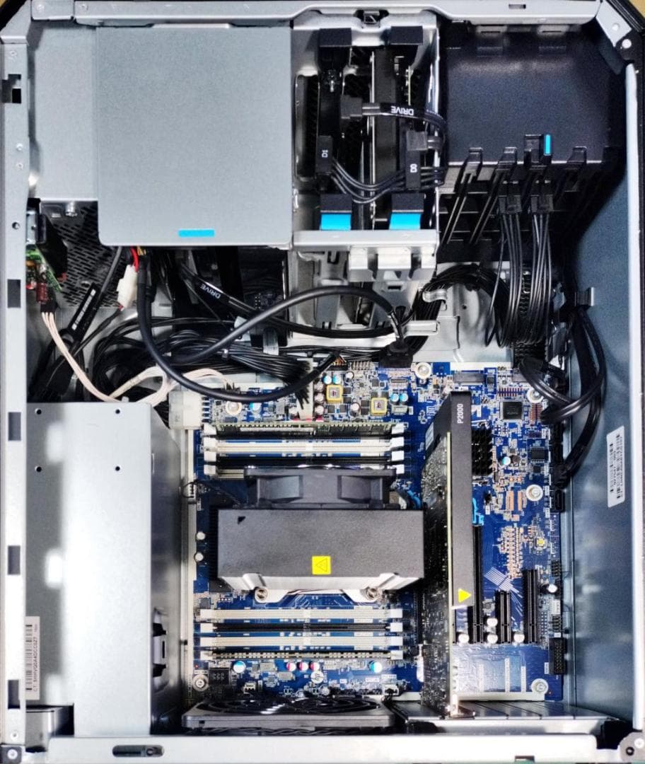 初期保証 Xeon W-2135 64G SSD1TB QuadroP2000