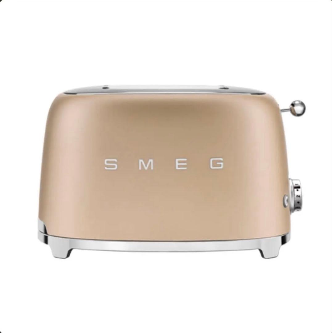 【新品未使用】SMEG スメッグ トースター (シャンパンマット)