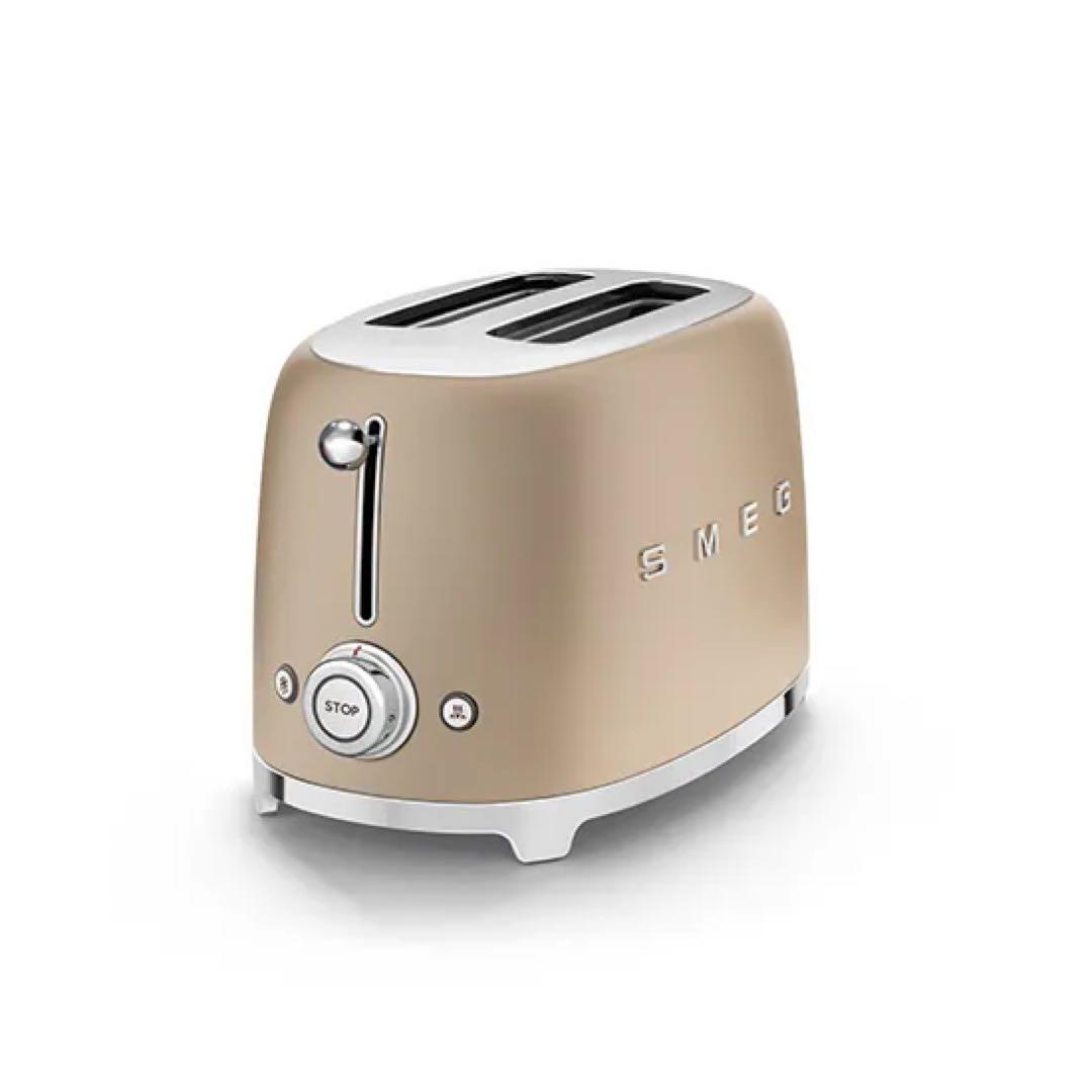 【新品未使用】SMEG スメッグ トースター (シャンパンマット)