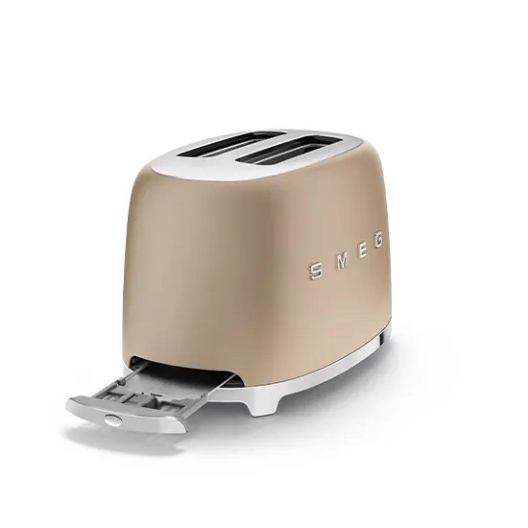 【新品未使用】SMEG スメッグ トースター (シャンパンマット)