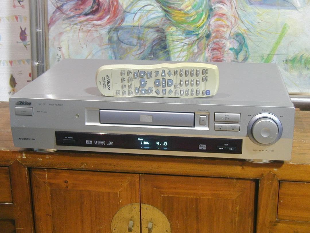 ★ビクター　XV-521 [DVD・CDプレーヤー]　当時47250　動作良好