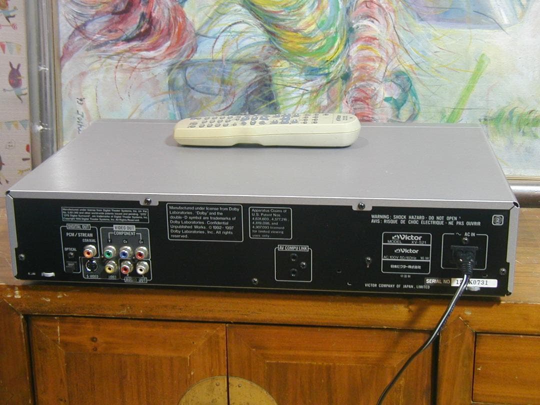★ビクター　XV-521 [DVD・CDプレーヤー]　当時47250　動作良好