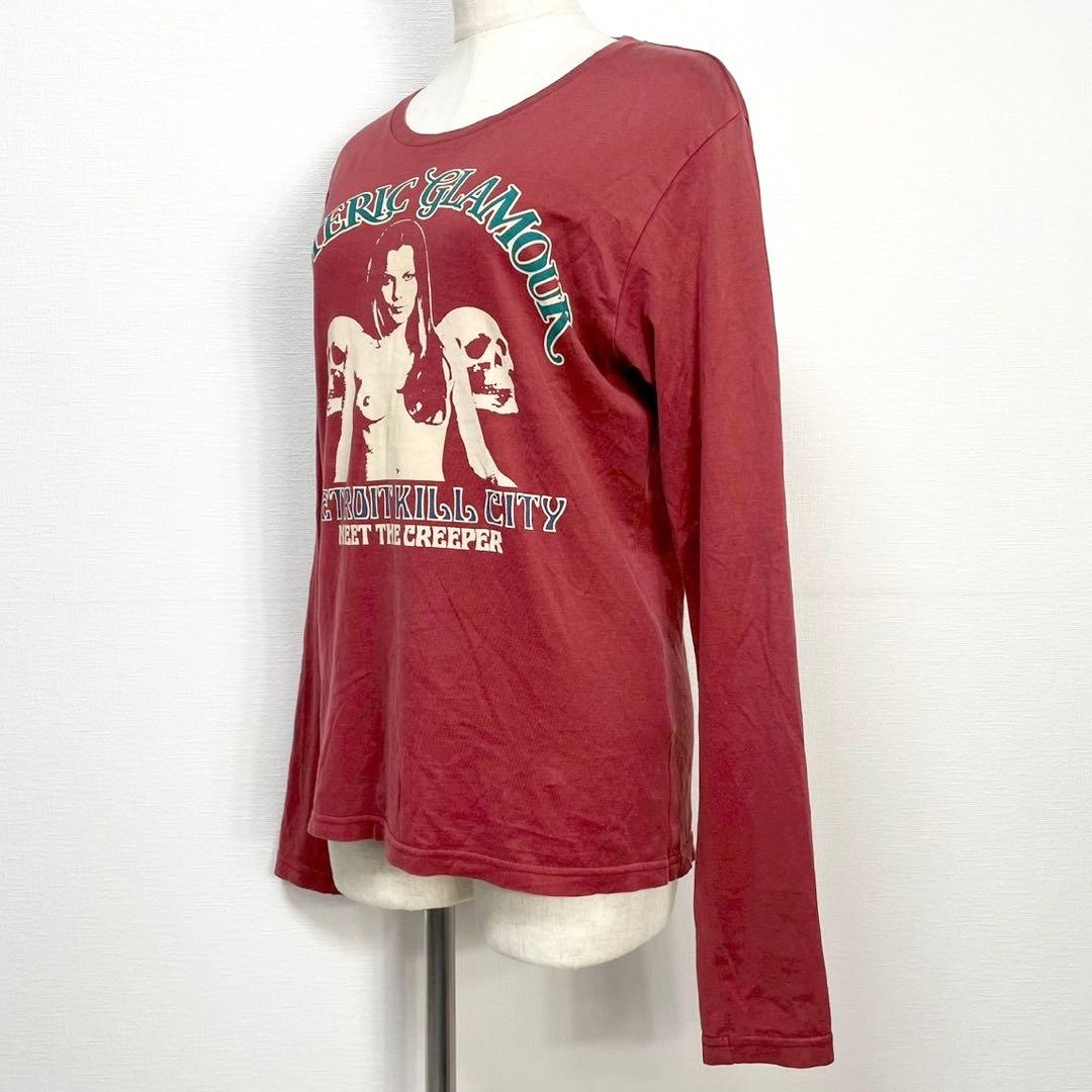 y2k❤️ 00s HYSTERIC GLAMOUR スカル ガール ロゴ ロンT