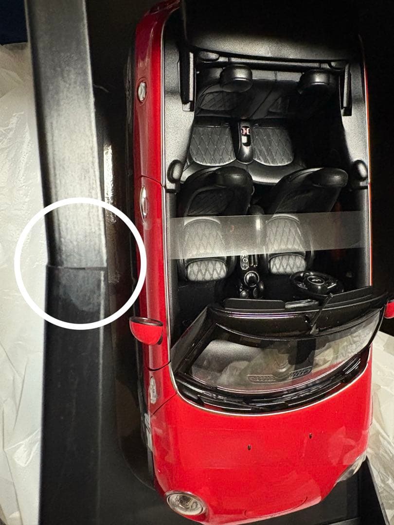 1/18 ミニクーパー S コンバーチブル レッド F57 ディーラー特注品