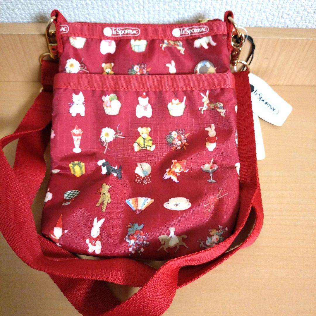 レスポートサック×ピンクハウス ショルダーバッグ サコッシュ 赤 ☆早い者勝ち☆