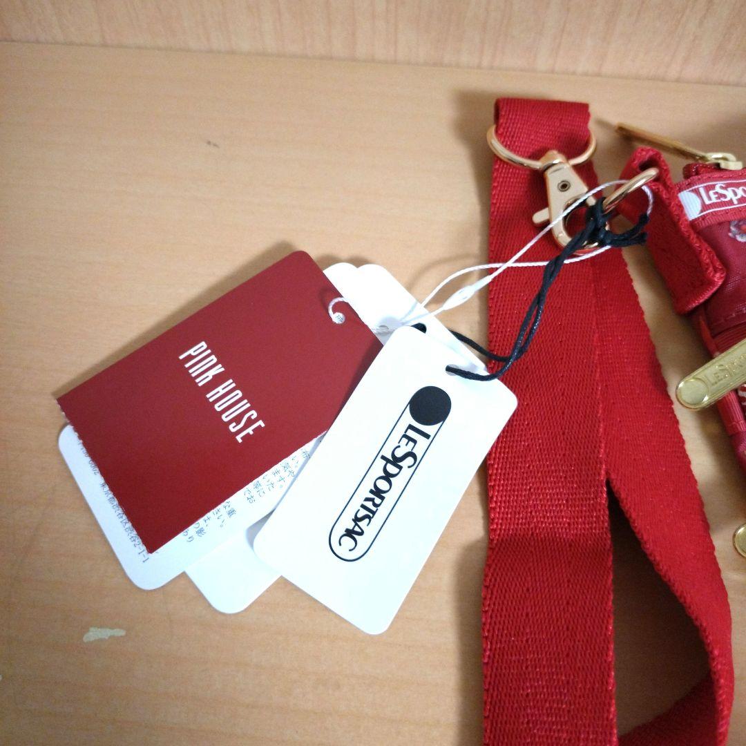 レスポートサック×ピンクハウス ショルダーバッグ サコッシュ 赤 ☆早い者勝ち☆