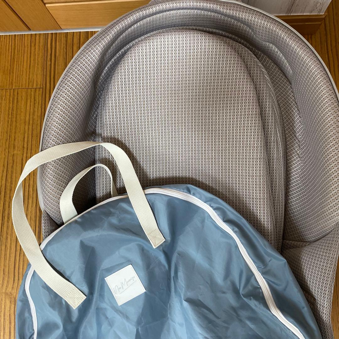 美品　ネオママイズム　グレー　折りたたみベッド　持ち運び ベッドインベッド