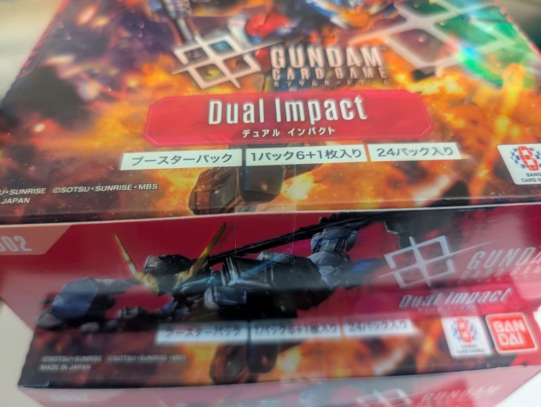 ガンダムカードゲーム　デュアルインパクト　4BOX 新品未開封
