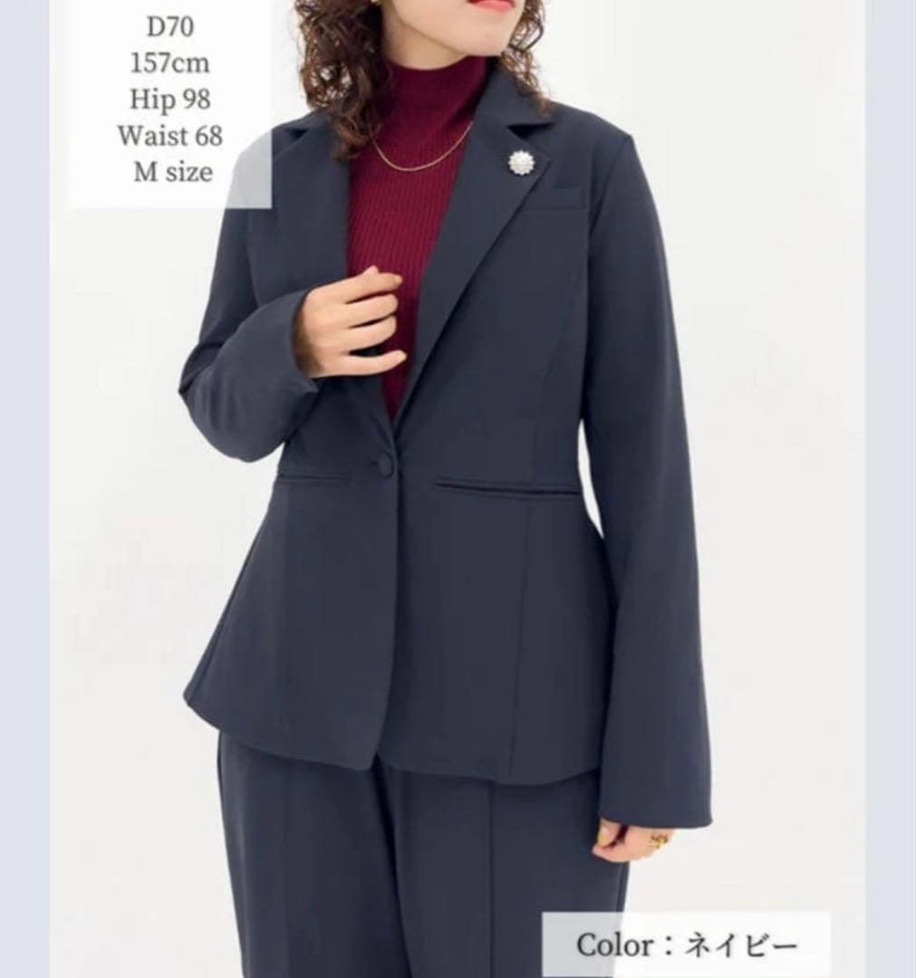 極美品❤︎SERPENTINA 撥水パートナージャケット 元鈴木さん ネイビーM