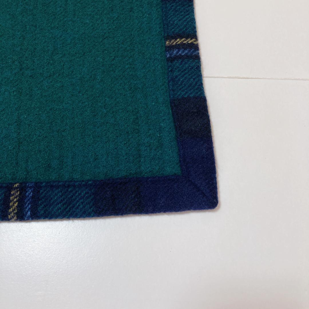 【新品】Ralph Lauren ラルフローレン チェック柄ひざ掛け ウール