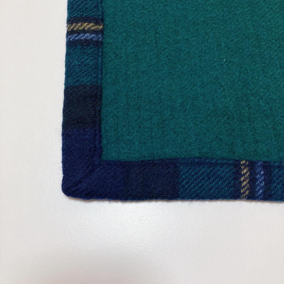 【新品】Ralph Lauren ラルフローレン チェック柄ひざ掛け ウール