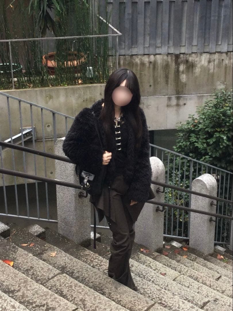 パンツ kashiko Layered Strap Pants Khaki