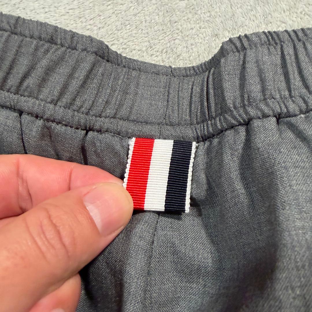 トムブラウン　4bar スラックス　グレー　1サイズ　トラックトラウザー