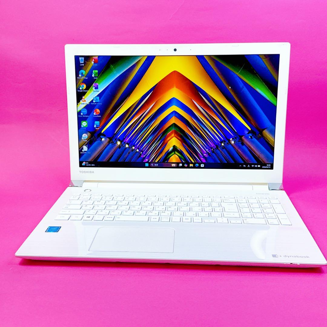 Office2024⭐️爆速SSD windows11 カメラ薄型ノートパソコン