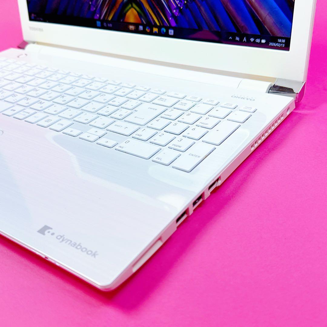 Office2024⭐️爆速SSD windows11 カメラ薄型ノートパソコン