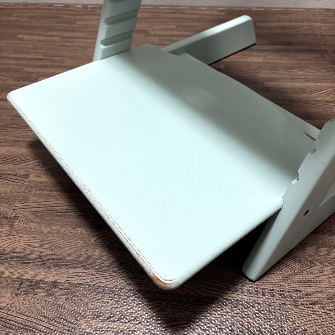 【美品】 STOKKE トリップトラップ シリアル6 ベビーチェア ソフトミント
