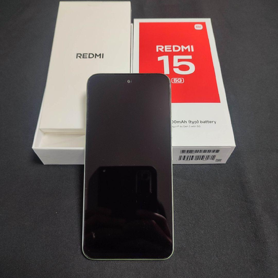 【新品】Xiaomi Redmi 15 5G ミントグリーン 新品未使用