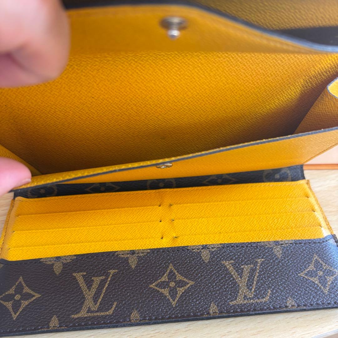 【希少】ルイヴィトン モノグラム×イエロー 長財布 箱・保存袋付き