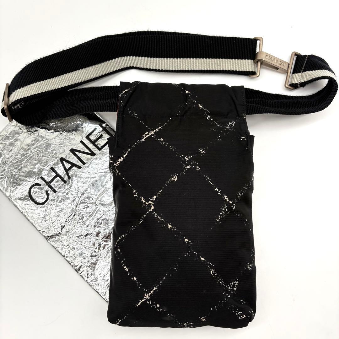 【極美品 Gカード】シャネル ウエストポーチ ショルダーバッグ シリアルシール