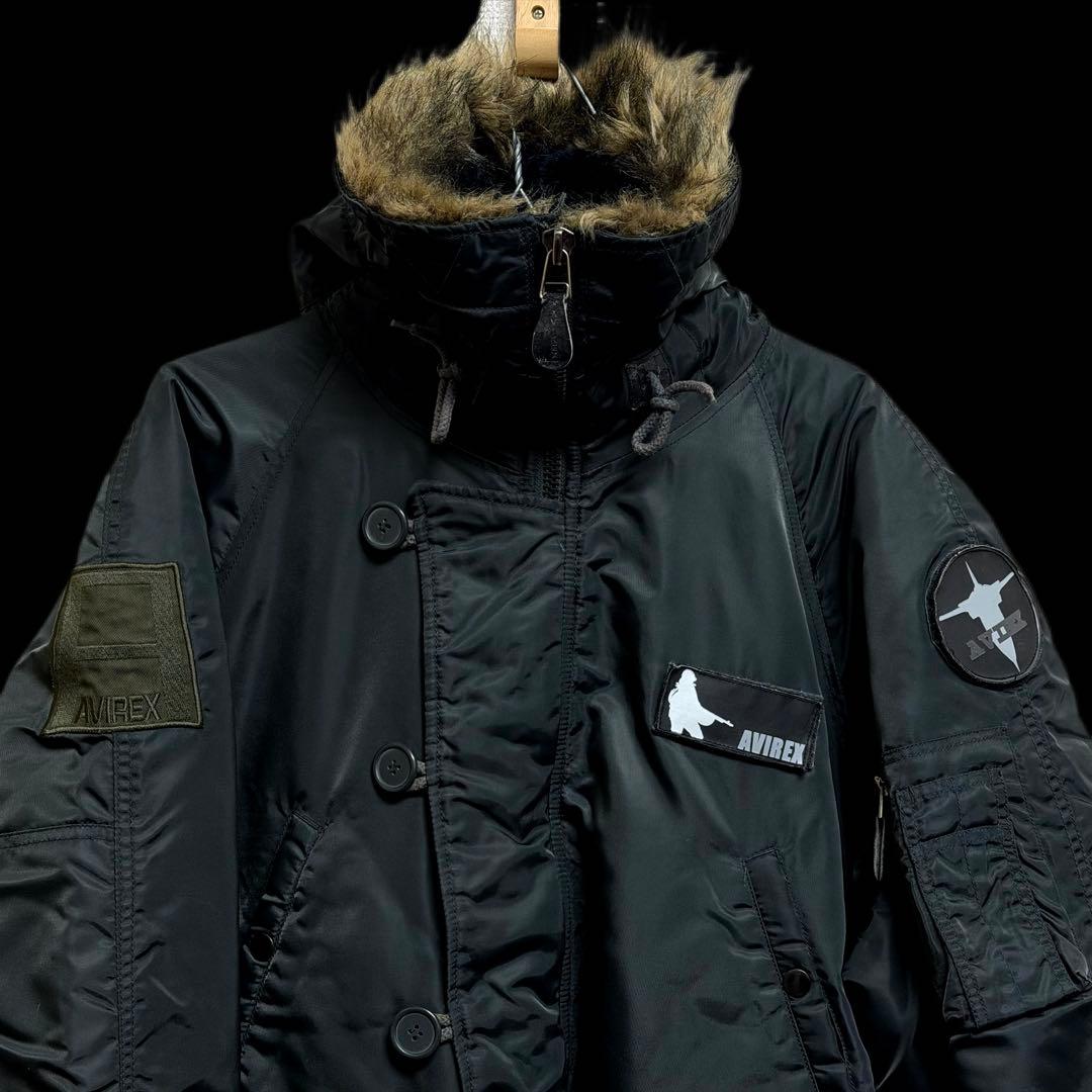 B*y様 限定 AVIREX N3Bファー付きミリタリージャケットXL
