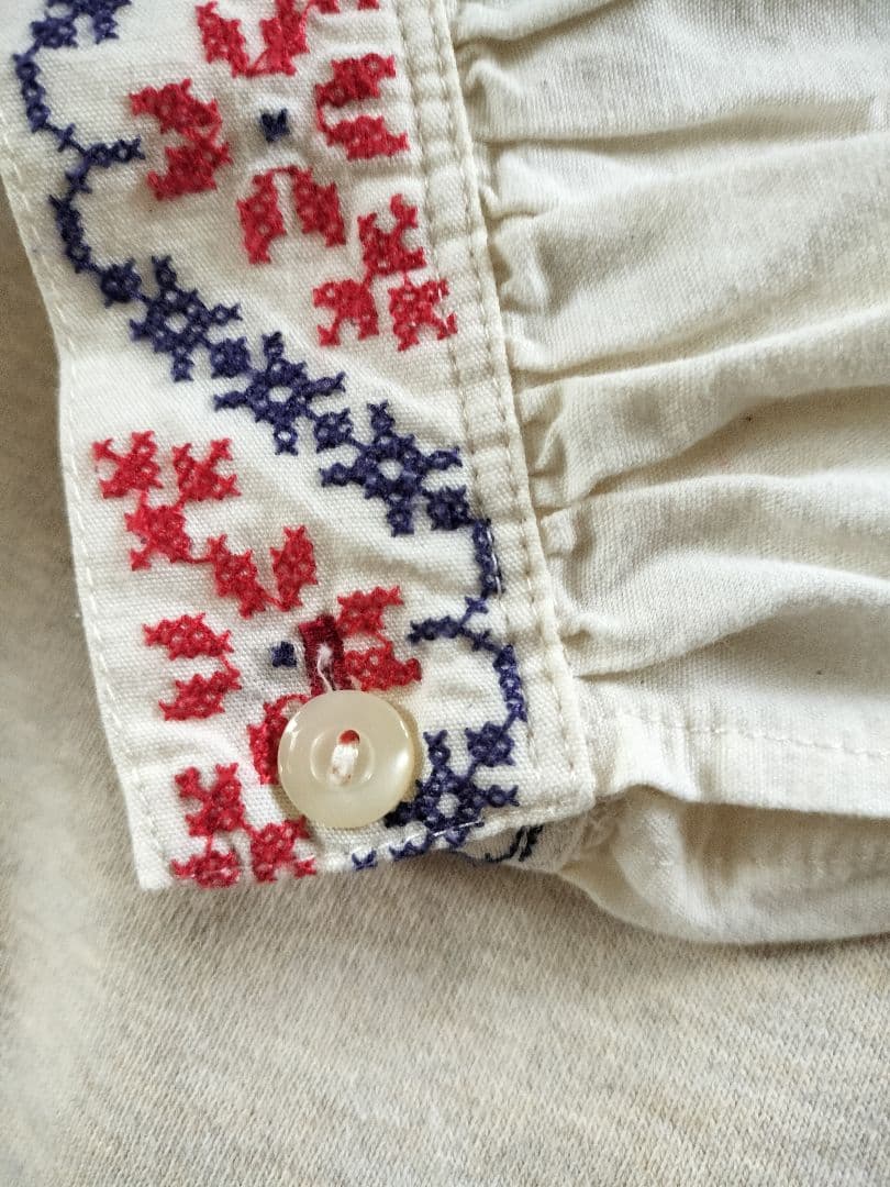 【未使用】デニム&ダンガリー 02 刺繍シャツ袖 ゴートゥーハリウッド FITH