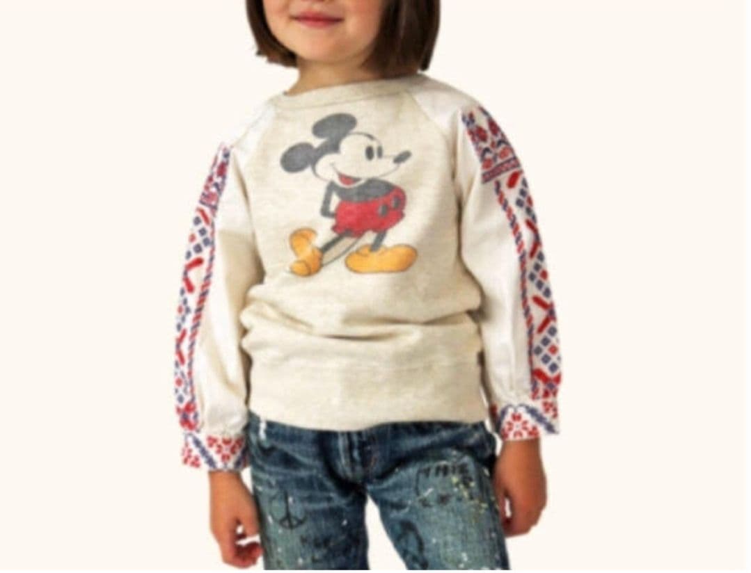 【未使用】デニム&ダンガリー 02 刺繍シャツ袖 ゴートゥーハリウッド FITH