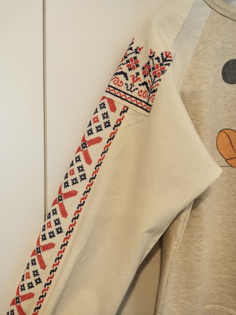 【未使用】デニム&ダンガリー 02 刺繍シャツ袖 ゴートゥーハリウッド FITH