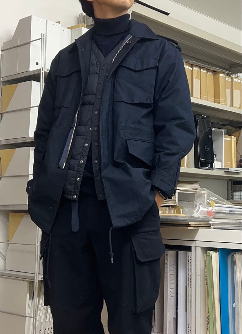 HYKE M51ミリタリーブルゾン