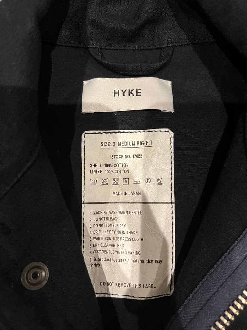 HYKE M51ミリタリーブルゾン