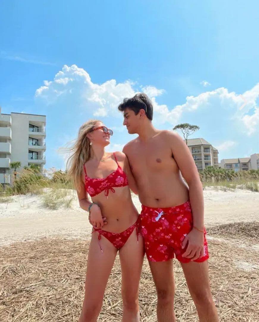 Blackbough ビキニ カップル お揃い 水着 セット