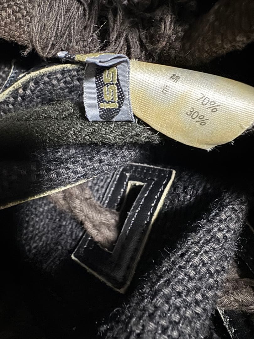 イッセイミヤケ　筆タグ　巾着バッグ