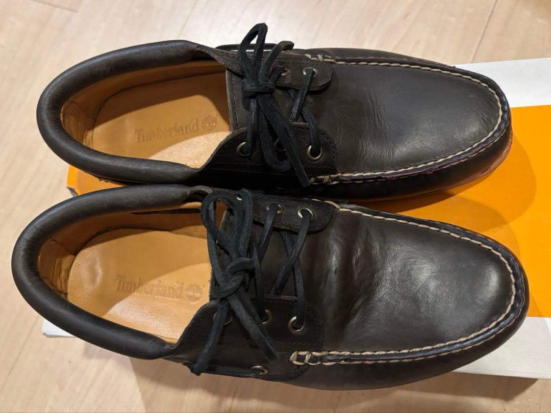 Timberland デッキシューズ　カーキ　グリーン