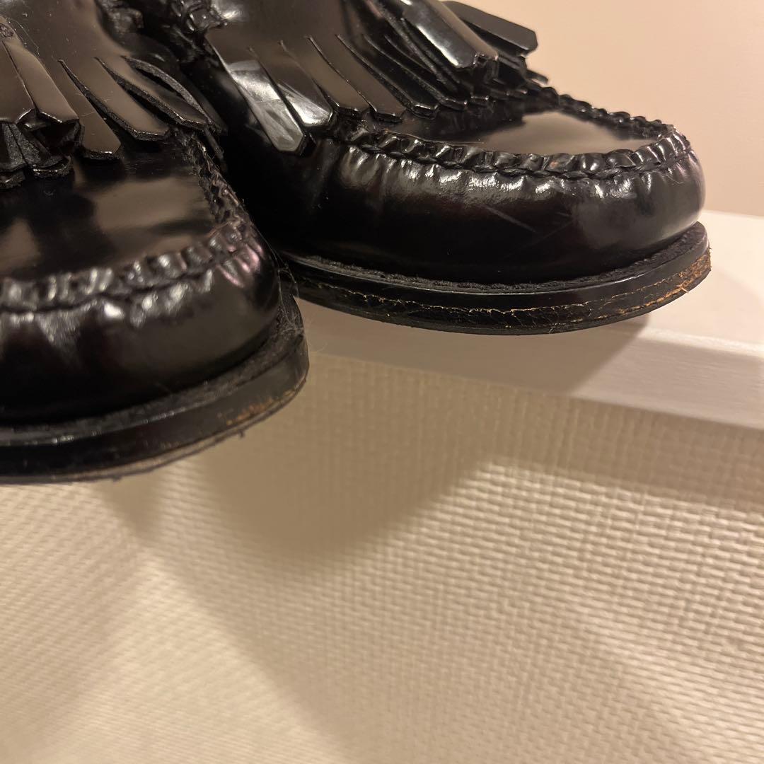 ジーエイチバス　タッセル　ローファー　ブラック