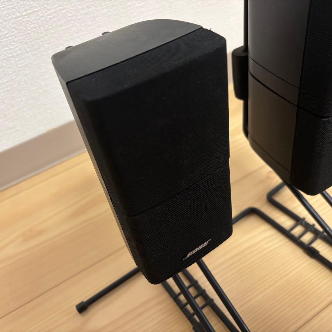 【美品】BOSE ダブルキューブ サテライトスピーカー スタンド付