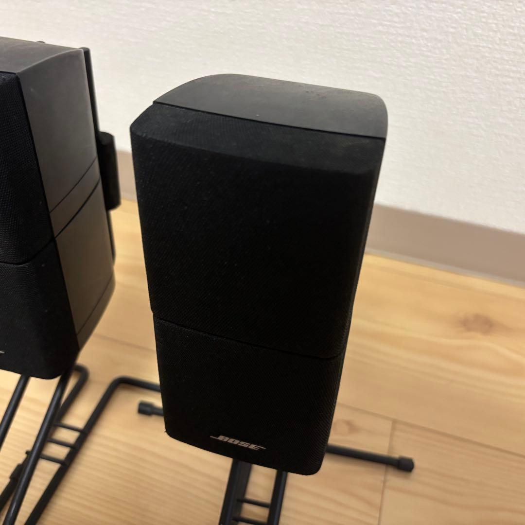 【美品】BOSE ダブルキューブ サテライトスピーカー スタンド付